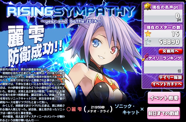 Rising Sympathy Year End Battle 14 結果 リング ドリーム 虚弱なハーレーライダーのバイク日記